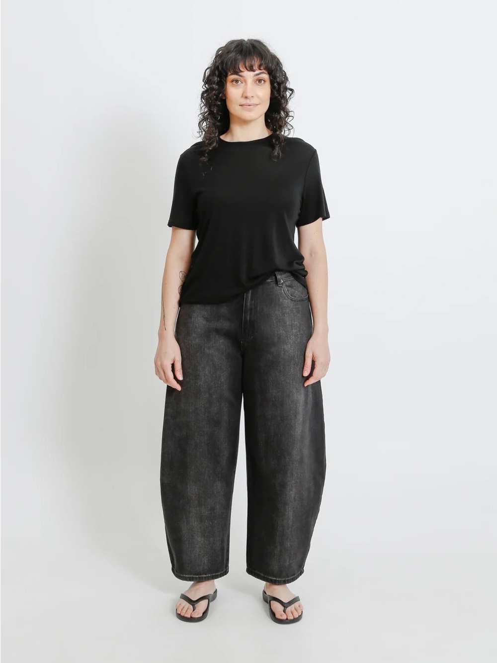 ALPHA60 Essex Black Washed Jeans - Picture 4 of 5